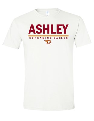 Ashley High School White T-Shirt - Orders due Friday, September 15, 2023